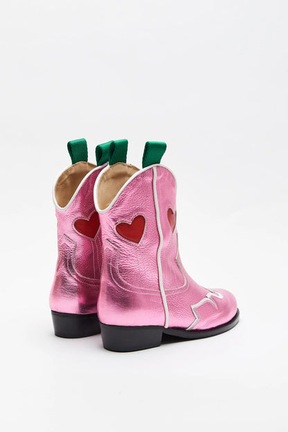 Maison Mangostan Sweetheart Boot Pink