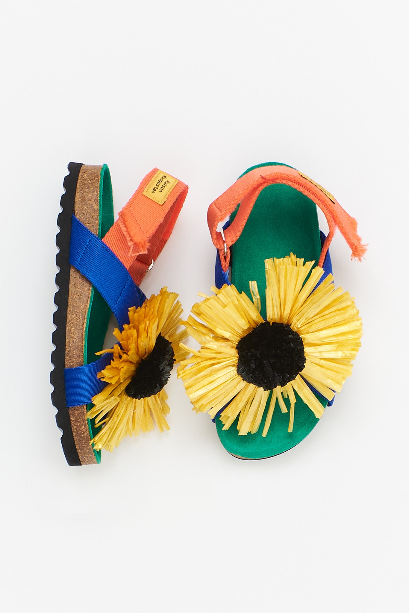 Maison Mangostan Sunflower Sandal Yellow Front Side