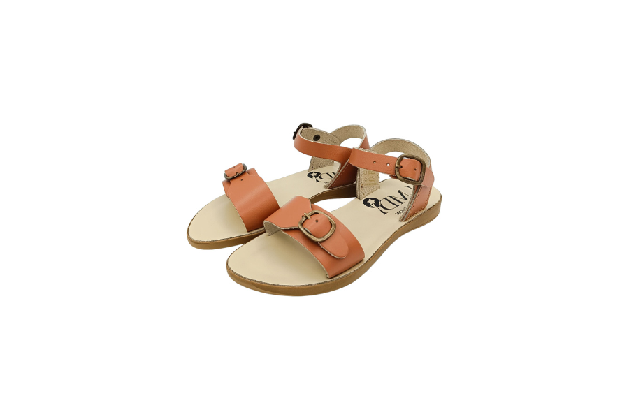 LMDI Collection Fornells Sandals Cognac 100% Waterproof