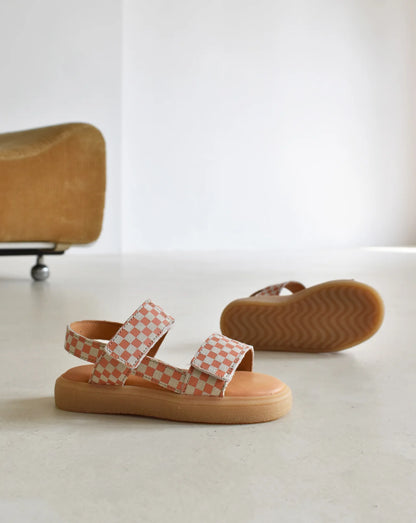 Du Loua du Malu open sandal beige peach