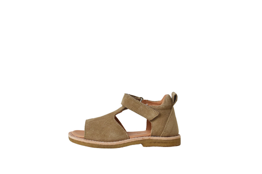 Du Loua du Lovi Suede Sandaal Faded Kaki Side