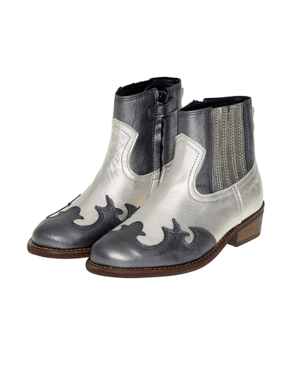 LMDI Salem Boots Silver - Schoenencafé