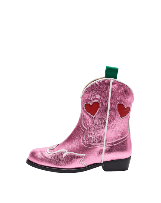 PRE ORDER - Maison Mangostan Sweatheart Boot Pink - Schoenencafé